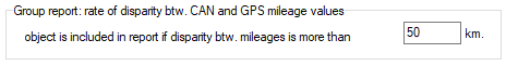 8. Rate of disparity btw. CAN and GPS mileage values